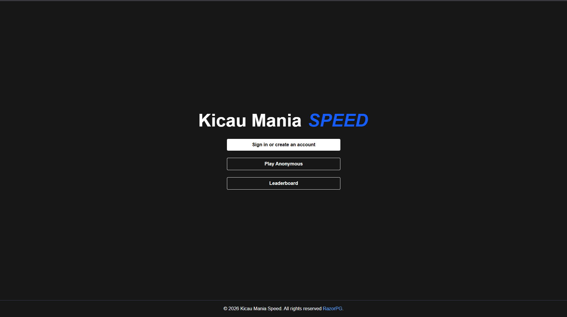 Kicau Mania Speed